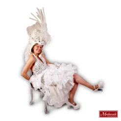 Grote Witte Verentooi Passend Bij Braziliaans Kostuum