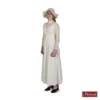 Hooggesloten Witte Jurk (Charles Dickens) 1 Hooggesloten Witte Jurk (Charles Dickens) -MASKERADE KLEDING Winkel DKNS427MK