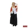 Charles Dickens: Zwarte Rok Met Witte Blouse En Oranje Omslag Met Dons 1 Charles Dickens: Zwarte Rok Met Witte Blouse En Oranje Omslag Met Dons -MASKERADE KLEDING Winkel DKNS464MK