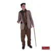 Charles Dickens: Bruin Kostuum 2 Charles Dickens: Bruin Kostuum -MASKERADE KLEDING Winkel DKNS504MK