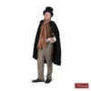 Charles Dickens: Zwarte Wollen Cape Met Bruin Vest En Bruin Geruiten Broek 1 Charles Dickens: Zwarte Wollen Cape Met Bruin Vest En Bruin Geruiten Broek -MASKERADE KLEDING Winkel DKNS521MK