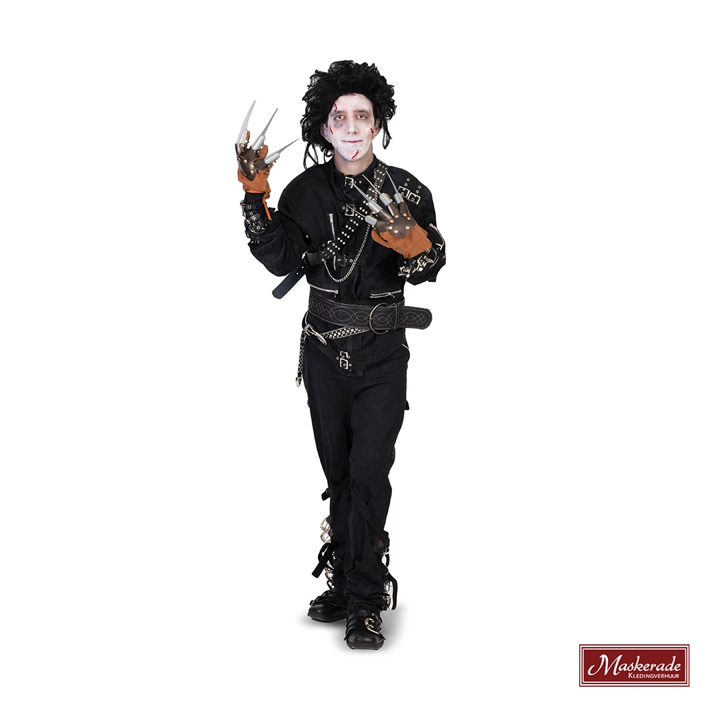 Edward Scissorhands Overall Inclusief Handschoenen 3 Edward Scissorhands Overall Inclusief Handschoenen
