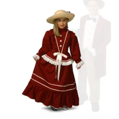 Kinderkleding Charles Dickens Meisje (rood) – KIND525MK