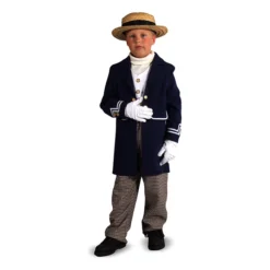 Kinderkleding Charles Dickens Jongen (blauw)