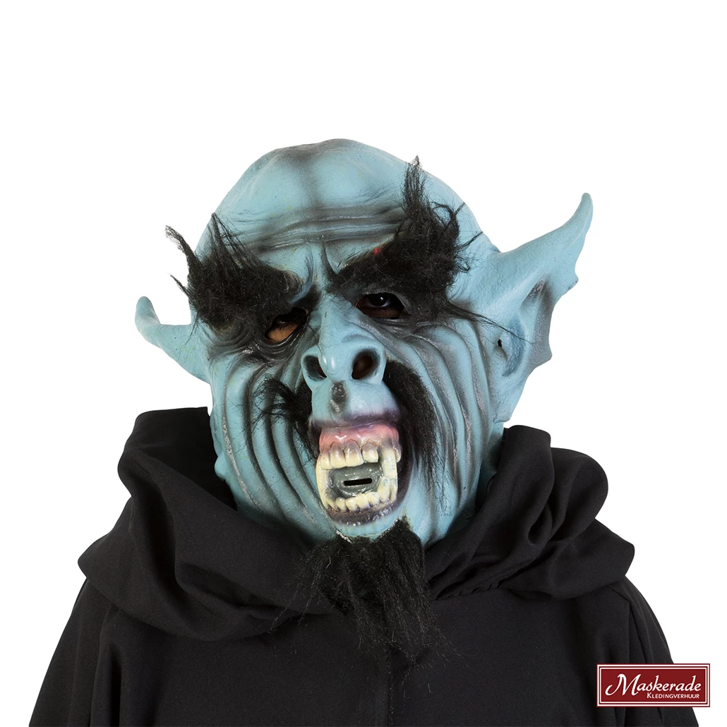Blauwe Ork Masker 3 Blauwe Ork Masker