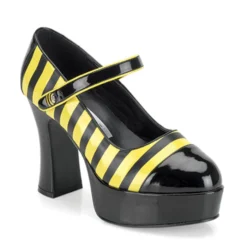 Schoenen: Print Plateauzool Bijenmotief