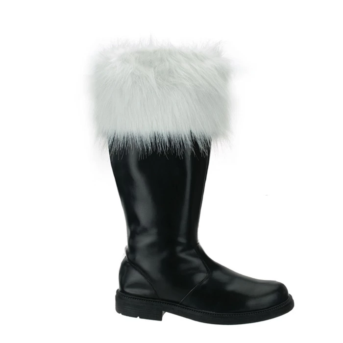 Schoenen: Kerstman Laarzen Met Nepbont 3 Schoenen: Kerstman Laarzen Met Nepbont