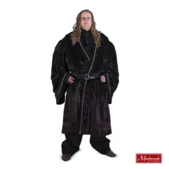 Zwarte Fluwelen Koningsmantel